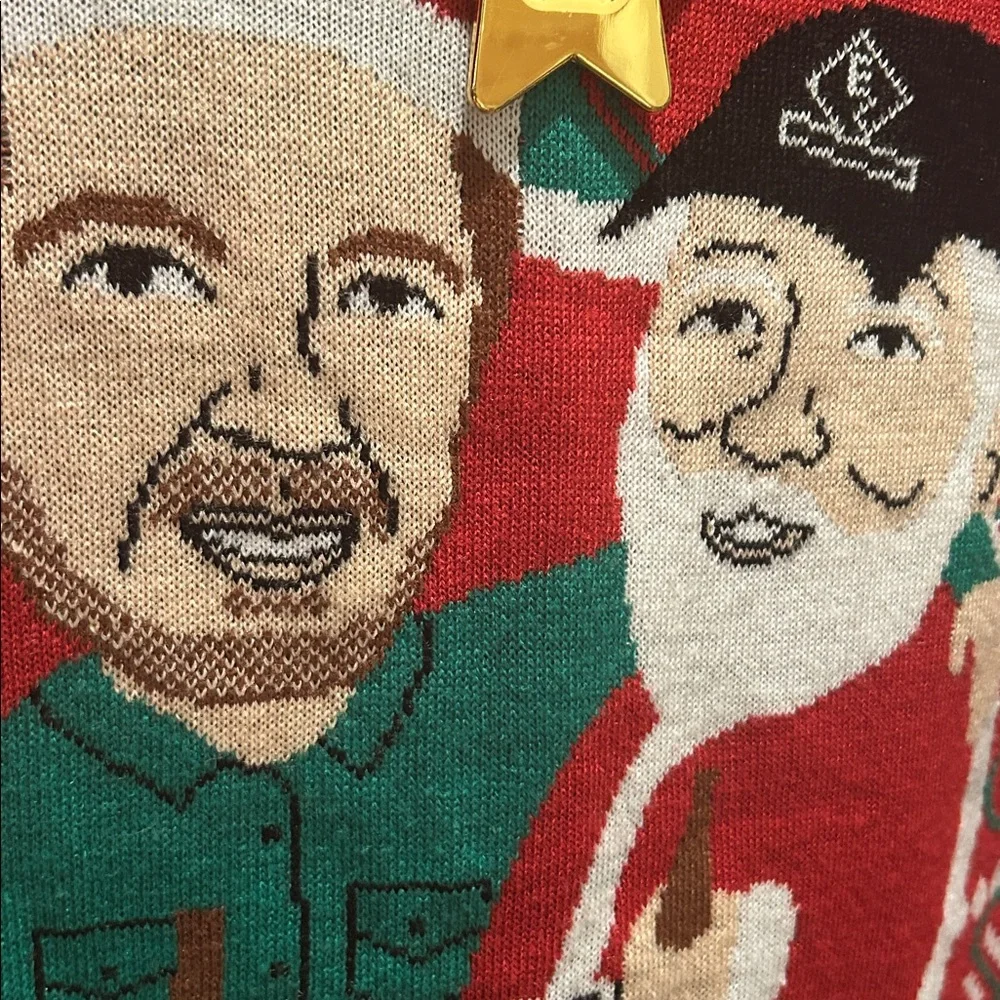 TIPSY ELVES Luke Bryan Ugly Christmas Sweater Mens M NWOT - Picture 4 of 7